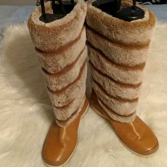 ladies timberland boots with fur